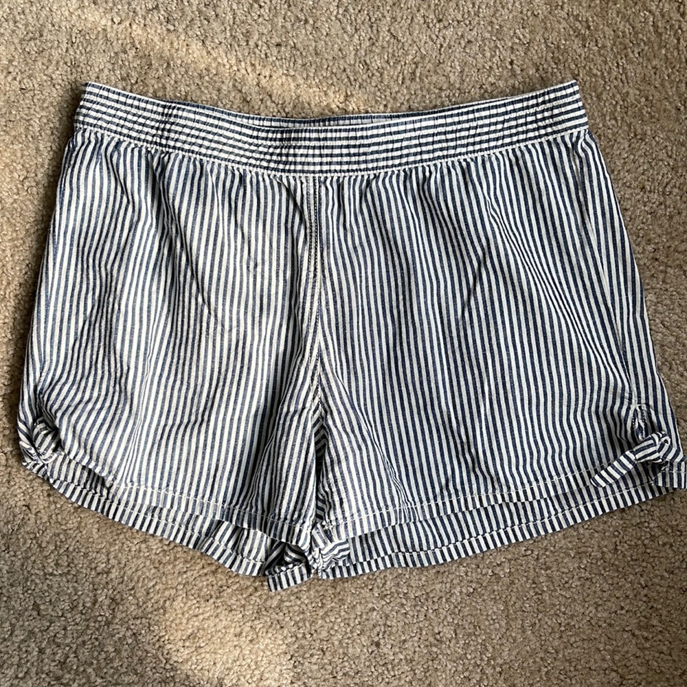 Madewell Elastic High-Waist Shorts